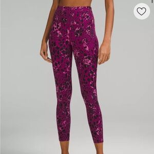 lululemon athletica Purple Patterned Leggings